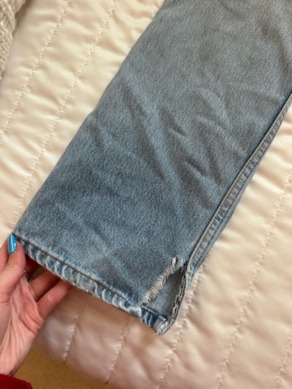 Levi's Light Blue 501 Straight Vintage Jeans Size 27 - Picture 5 of 8
